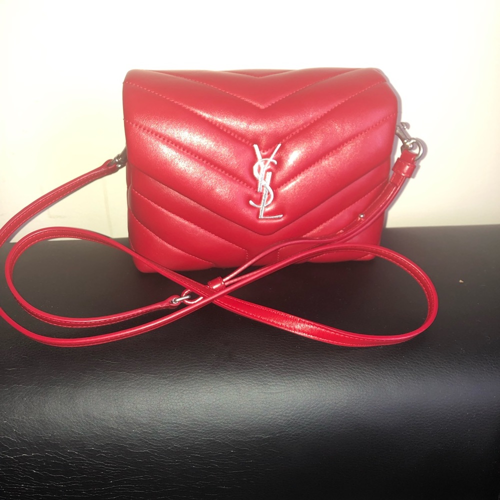SOLD!! YSL Saint Laurent Toy Loulou Crossbody Bag.